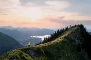 Bergblick auf den Tegernsee 